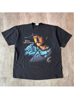 Vintage Tim McGraw Don’t Take the Girl Shirt Mens XL Made in USA Country Concert